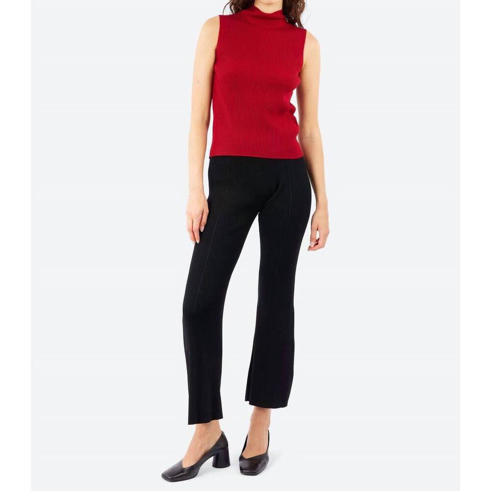 NEW CFCL soft portrait knit pant in black